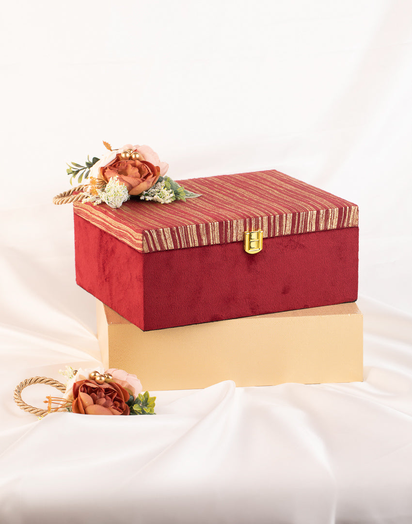 Royal Burgandy - Jewelry Box Style Hamper