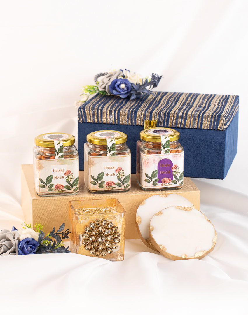 Royal Blue- Jewelry Box Style Hamper