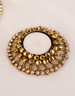 Mat gold Ghungaroo candle holder
