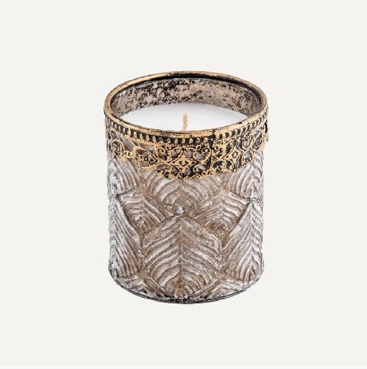 Tranquil Garden Scented Candle Grey