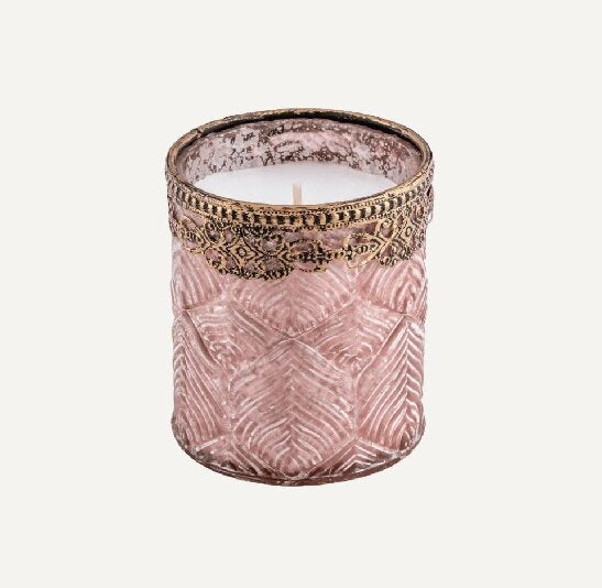 Tranquil Garden Scented Candle Pink