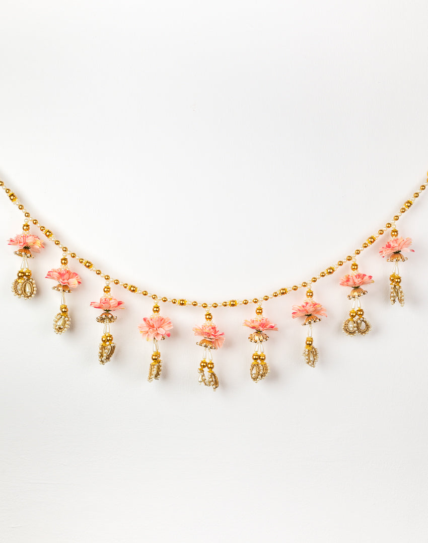 Golden Floral Pearl Thoran